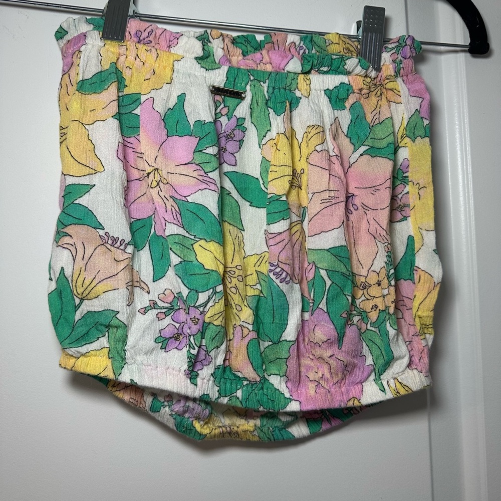 Billabong Floral Women's tube top - Pink, Yellow, Green
